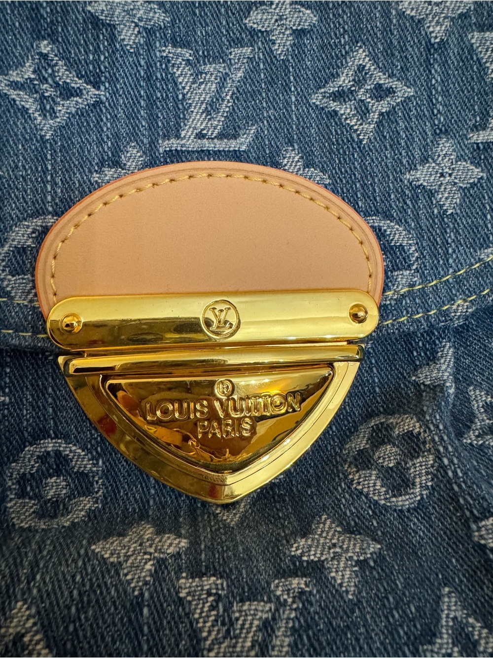 Louis Vuitton Sunset Blue Monogram Denim Shoulder Crossbody Bag w/Dust Bag EUC - Picture 2 of 8